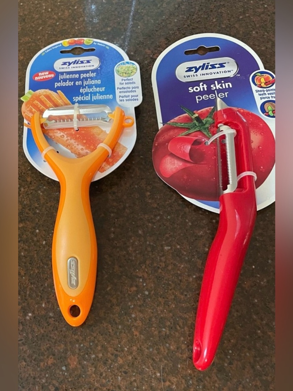 Zyliss Julienne Peeler & Soft Skin Peeler Bundle NWT